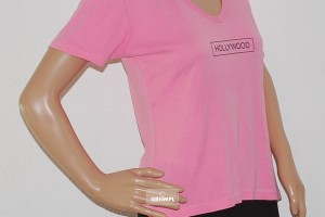 *NEUWERTIG* ~ Hollywood Damen T-Shirt, Pink-Gr.S